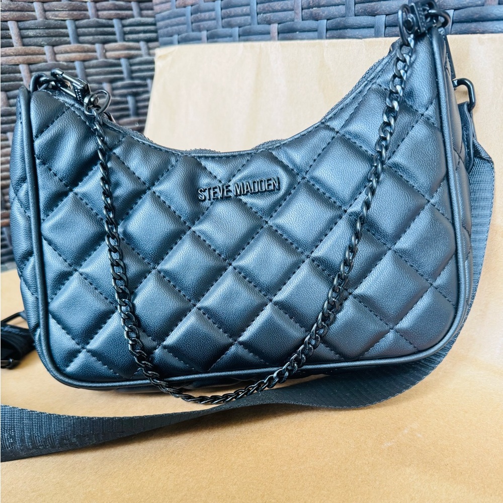 STEVE MADDEN BTAMELA QUILTED CROSSBODY BAG  NWOT - Picture 14 of 16